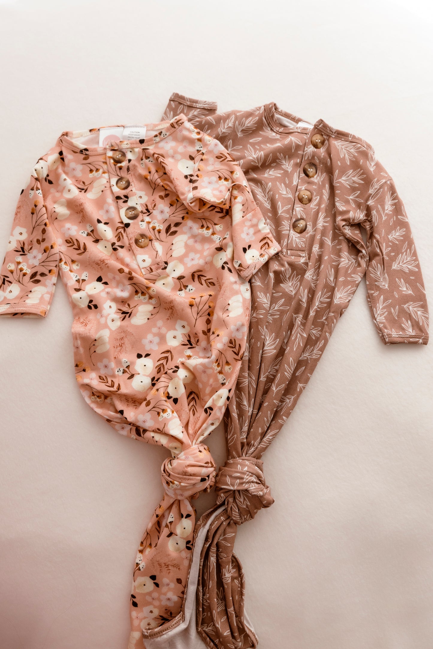 Olive Leaves Knotted Gown