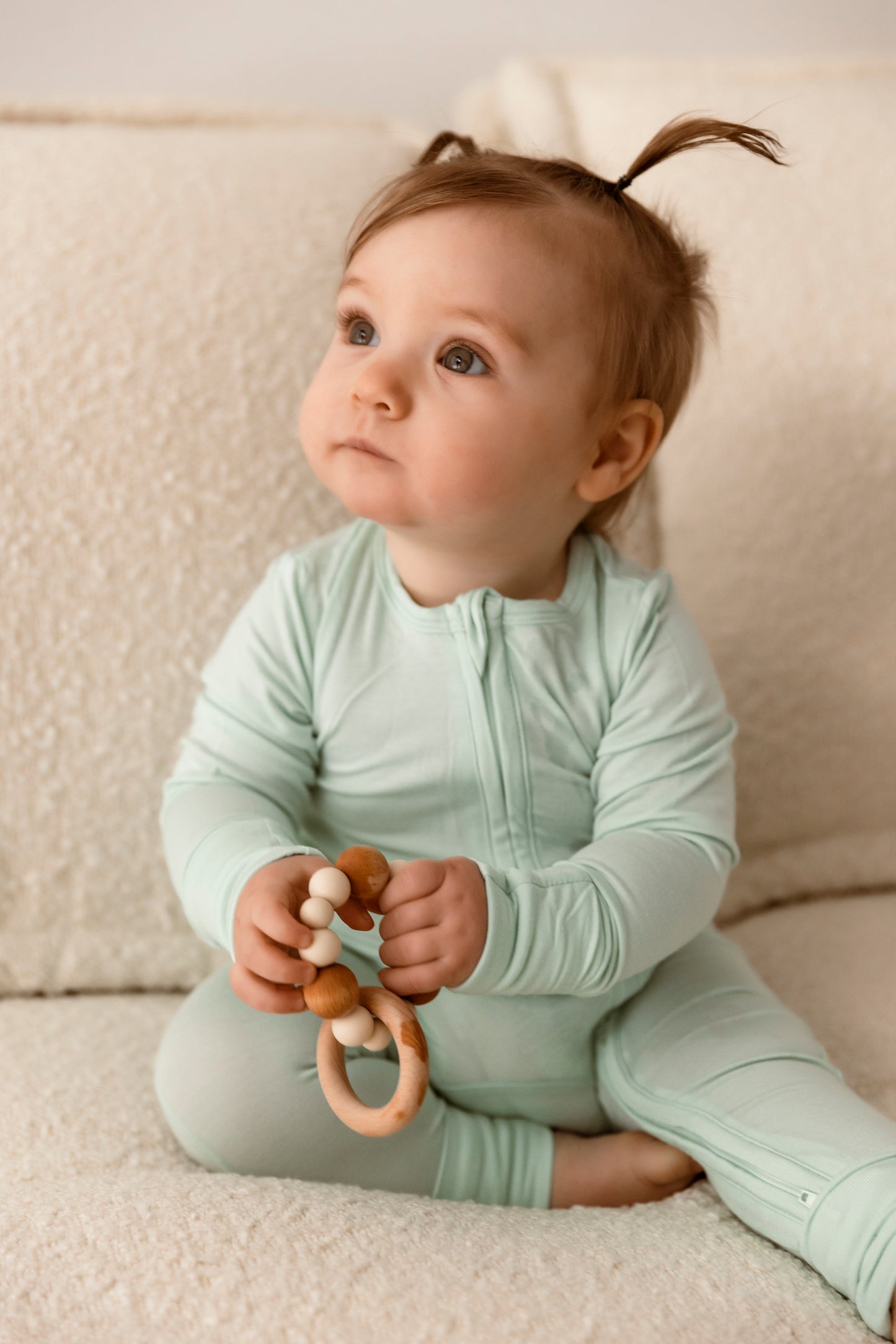 Mint Bamboo Onesie