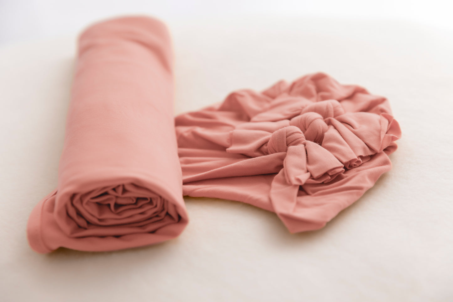 Rose Pink Bamboo Turban