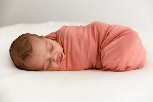 Rose Pink Bamboo Swaddle