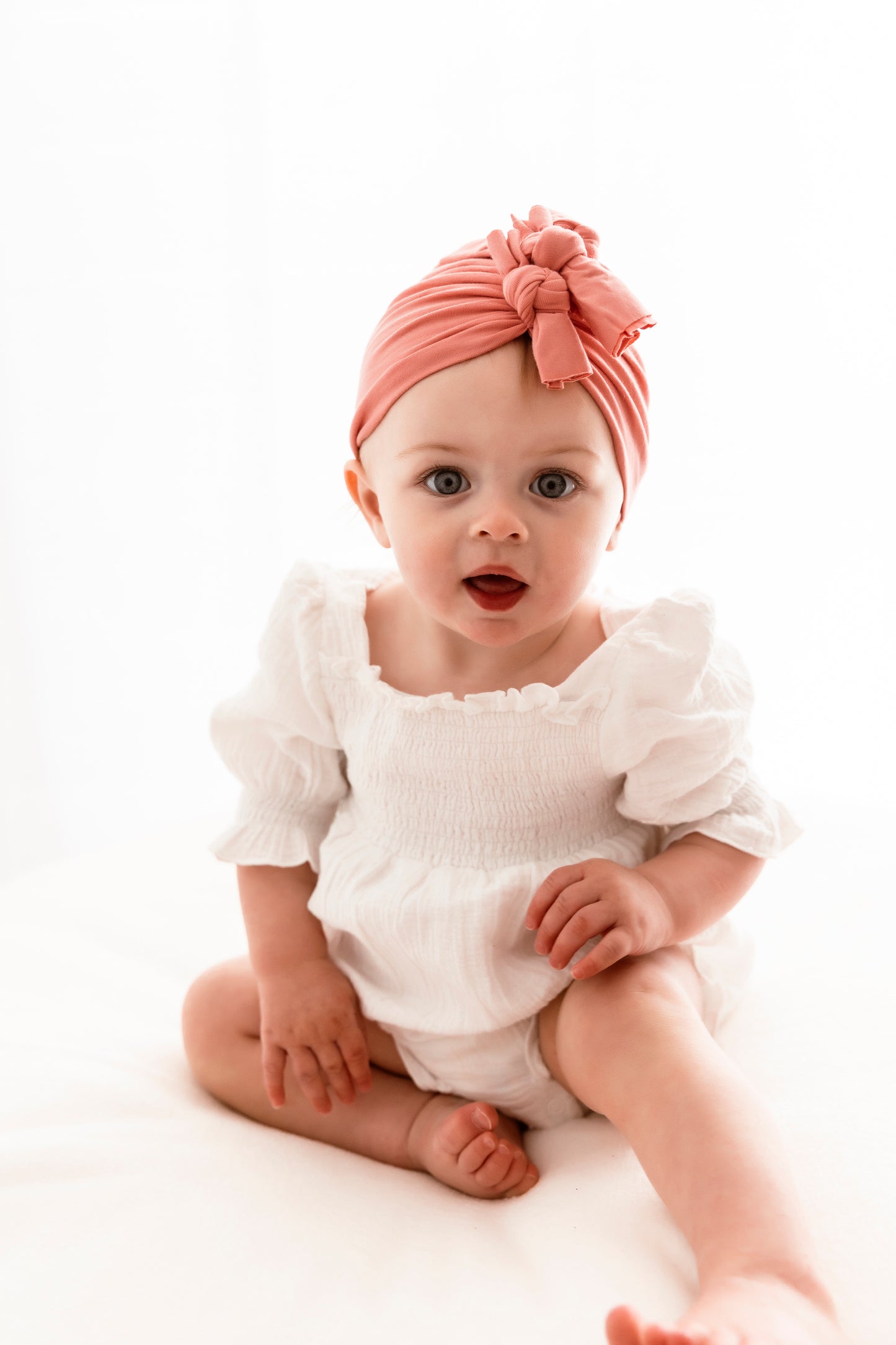 Rose Pink Bamboo Turban